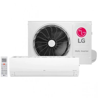Ar-Condicionado Split LG Dual Inverter Voice S3-Q12JA31KFrio 12.000 BTUs - 220V Branco / 220V