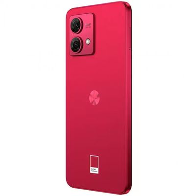 Smartphone Motorola Moto G84 5G Viva Magenta Vegan Leather 256GB, 8GB RAM, Tela de 6.5 Rosa