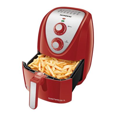 Fritadeira Air Fryer 5 Litros Mondial AFN50RI Vermelha 220V