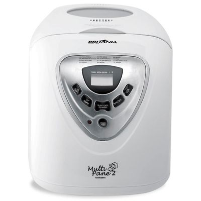 Panificadora Multi Pane com Timer e 12 Programas de Preparo Britânia Branco / 110V