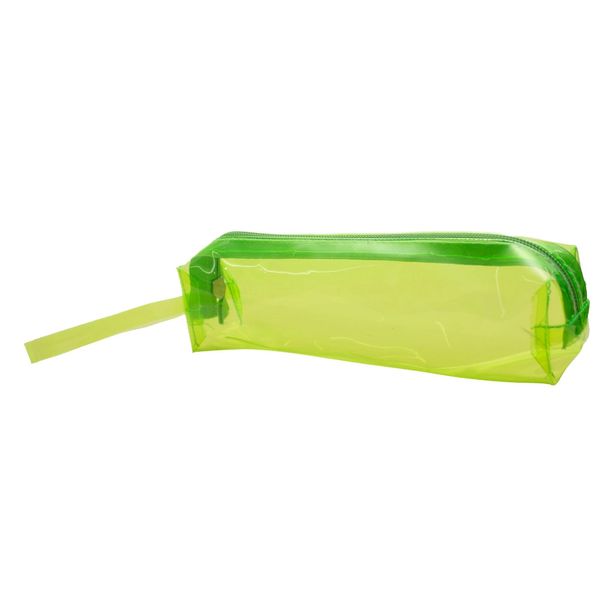 Estojo Juvenil Yins Neon Transparente - Item Sortido