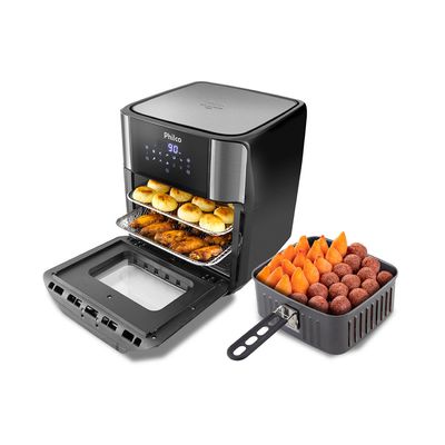 Fritadeira Air Fryer Oven Philco 12 Litros PFR2200 4 em 1 Preto 127v