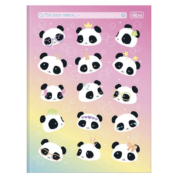 Caderno Universitário Tilibra Lovely Friend Brochura 1 Matéria 80 Folhas - Item Sortido