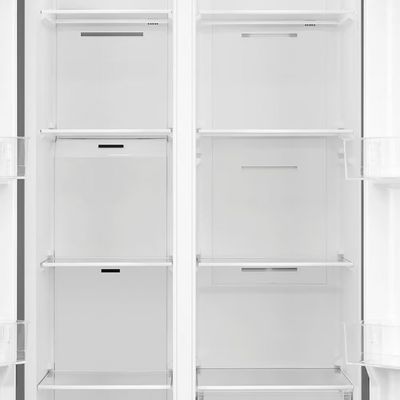 Geladeira Side by Side MDR-S598FGA041 Frost Free Painel Touch Função Turbo 442L Midea Inox / 220V