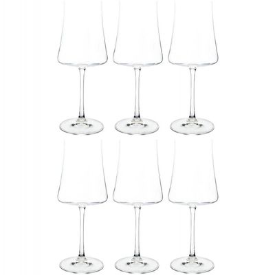 Conjunto de Taças para Vinho Branco Bohemia Xtra 360ml - 6 Peças Transparente