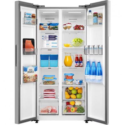 Geladeira Side by Side MDR-S598FGA041 Frost Free Painel Touch Função Turbo 442L Midea Inox / 220V