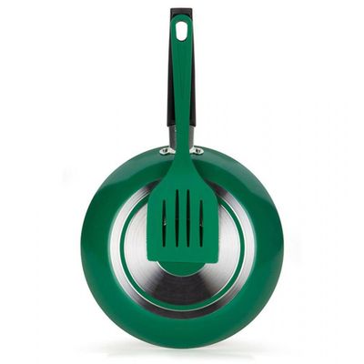 Frigideira Color Pop Multiflon com Espátula 20cm Verde
