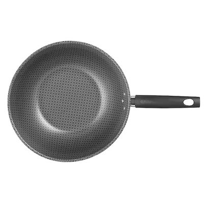 Frigideira Wok Multiflon Essencial Oriental com Revestimento Antiaderente Ultra 7 Vermelha 28 cm Vermelho