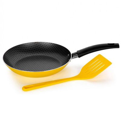 Frigideira Multiflon Color Pop Antiaderente Ultra 7 Amarela 24 cm Amarelo