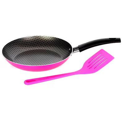 Frigideira Multiflon Color Pop Antiaderente Ultra Rosa 24 cm Rosa