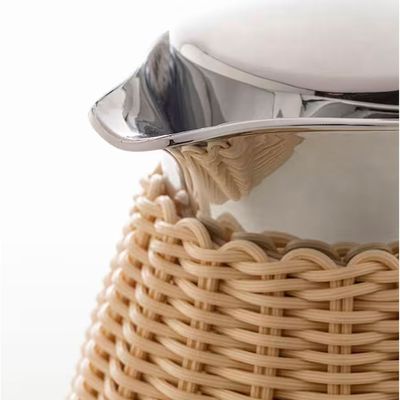 Garrafa Térmica Wolff Tampa Removível com Rattan 1,5L Bege