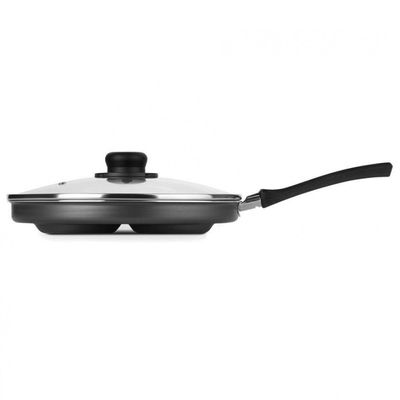Frigideira para Ovos Multiflon Gourmet com Revestimento Antiaderente Ultra 7 26 cm Preto