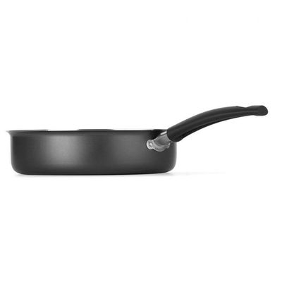 Frigideira Alta Multiflon Gourmet com Antiaderente Ultra 7 24 cm Preto