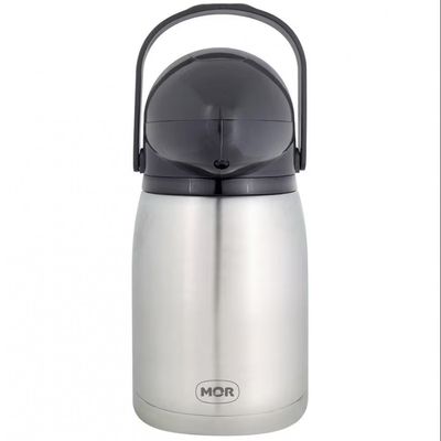 Garrafa Térmica Mor Nobile Inox 1,3 L Preto com Inox