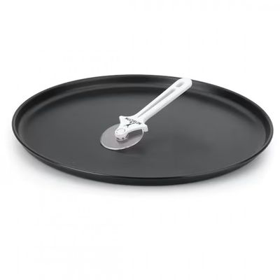 Forma Para Pizza Multiflon Com Cortador 35cm Preto