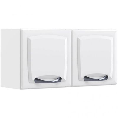 Cozinha Compacta Itatiaia New Premium com 1 Pia 12 Portas 2 Gavetas 10 Prateleiras 280cm de largura Branco