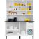 Cozinha Compacta Itatiaia Florença com 8 Portas 2 Gavetas 5 Prateleiras 140cm de largura Branco