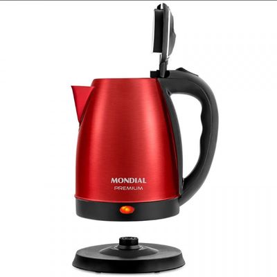Chaleira Elétrica CE-06-R 2 Litros 1200W Mondial Vermelho / 220V