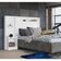 Cabeceira para Cama Box Solteiro Fênix Talismã com Nicho Branco
