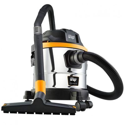 Aspirador de Pó e Água GTW Inox 15 1700W Wap Inox com Preto / 110V