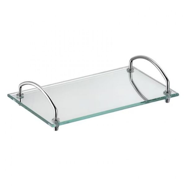 Bandeja Organizadora Dry com Espelho 15x25cm Forma n/a