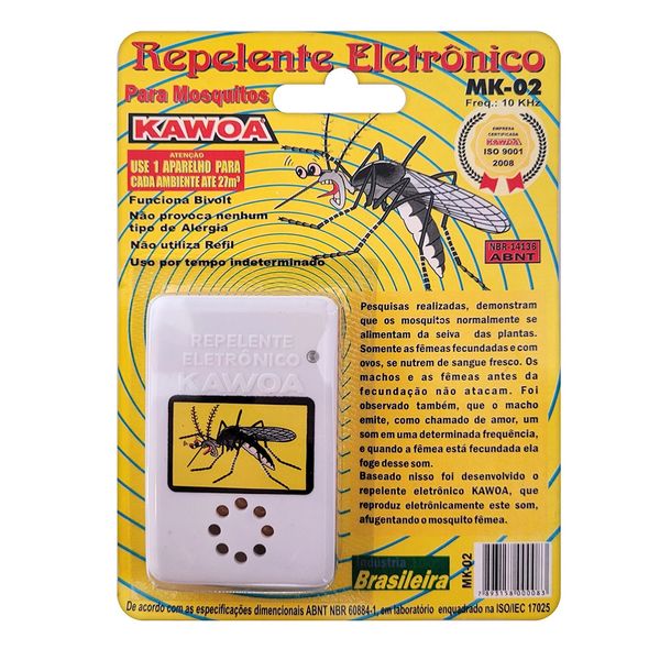 Repelente Eletrônico para Mosquitos Kawoa MK-02 Bivolt