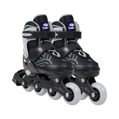 Patins Inline Flexx 3.0 Ajustável Prata Bel 29-32 / Prata, Preto