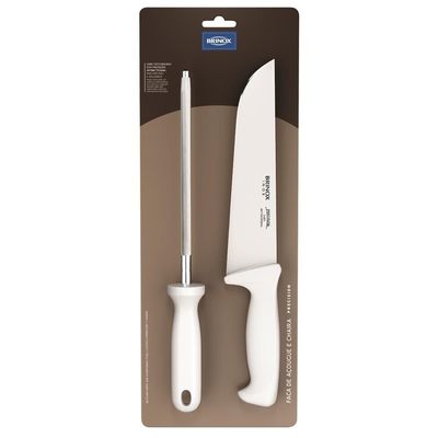 Conjunto para Churrasco Brinox Precision 2554/306 - 2 Peças Branco