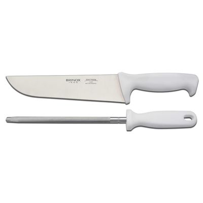 Conjunto para Churrasco Brinox Precision 2554/306 - 2 Peças Branco