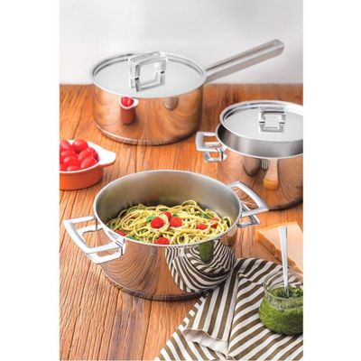 Caçarola Funda Tramontina Brava 62404200 20 cm Inox