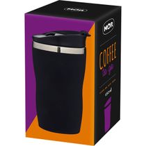Copo Aço Inox 450ml Coffee To Go - Preto