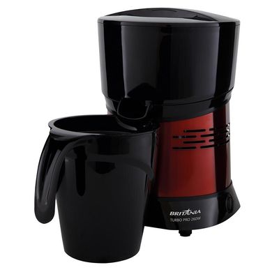 Espremedor de Frutas Britânia Turbo Pro Red 260W Vermelho com Preto / Bivolt
