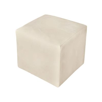 Poltrona Amamentação Balanço Confortável E Puff Corino Ariel Bege