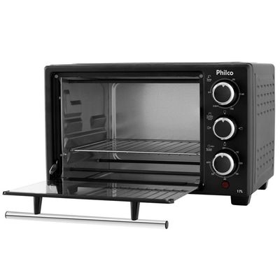 Forno Elétrico PFE17P de 17 Litros com Timer Philco Preto / 110V