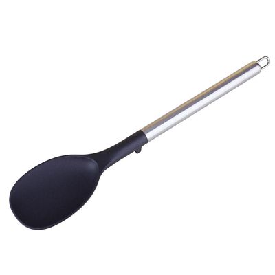 Colher Inox e Silicone Prime Cazza Preto