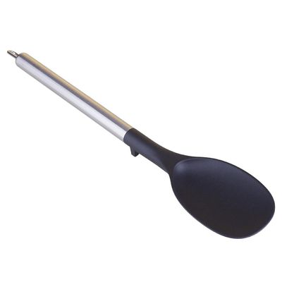 Colher Inox e Silicone Prime Cazza Preto