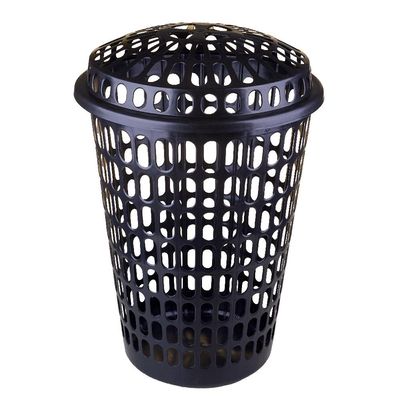 Cesto de Roupas Telado 60L Plásticos MB 3667 Preto Preta