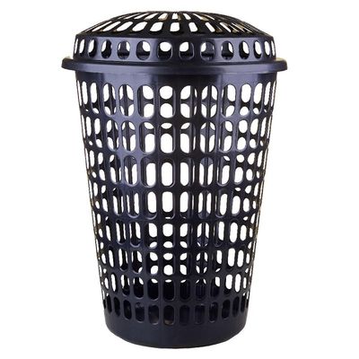 Cesto de Roupas Telado 60L Plásticos MB 3667 Preto Preta