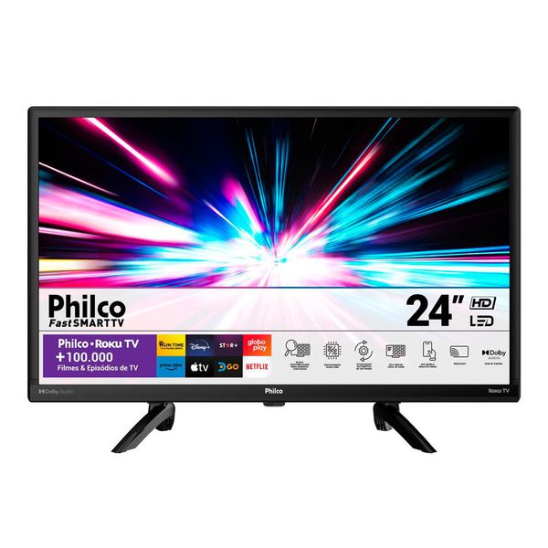 TV LED Smart Philco PTV24G5YR2CP 24