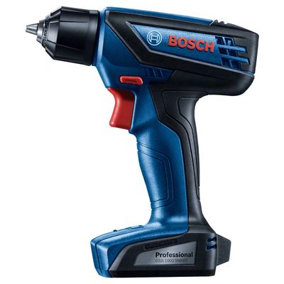 Parafusadeira Furadeira Bosch GSR 1000 Smart 12V Com 10 bits, 1 Carregador e Maleta