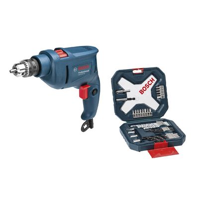 Kit Furadeira de Impacto 3/8" GSB450RE 127V com Estojo 34 Peças 450W 127v (110v)