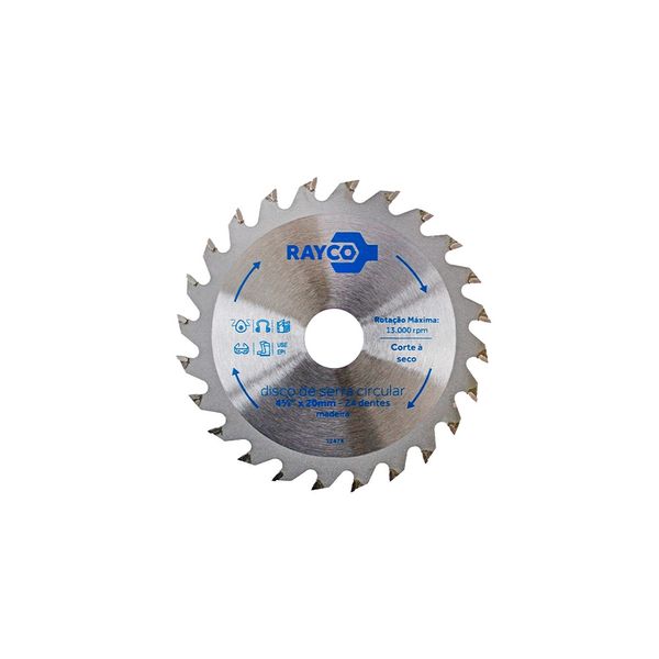 Disco de Serra de Vídea Rayco 24 Dentes 3/8
