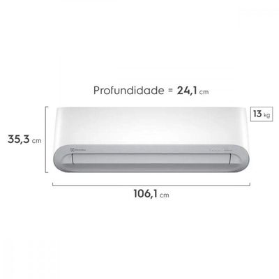 Ar-condicionado Electrolux Inverter 18.000 Btus Color Adapt Branco 220 V