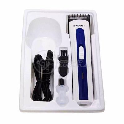 Máquina De Cortar Cabelo Barba Pelos Pezinho Portátil Nhc-3915 Bivolt Recarregável Azul - Nova