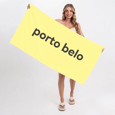 Toalha De Praia - Praia De Porto Belo Amarelo