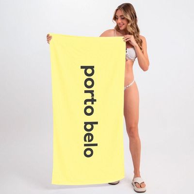 Toalha De Praia - Praia De Porto Belo Amarelo