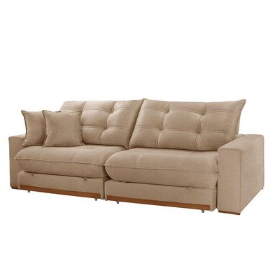 Sofá Duque Dois Módulos De 100cm B25cm A226 Linho Bege