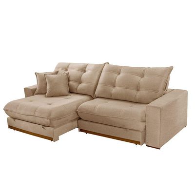 Sofá Duque Dois Módulos De 100cm B25cm A226 Linho Bege