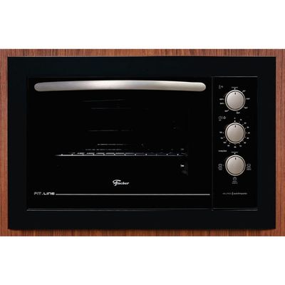 Forno Elétrico Fischer Fit Line Embutir 48L Preto 220V