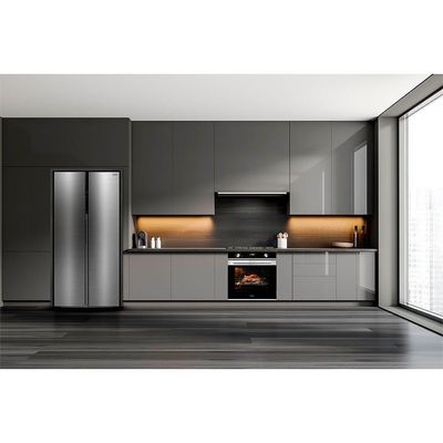 Geladeira Frost Free Side By Side 442L Cor Inox Midea 220v MDRS598FGA042